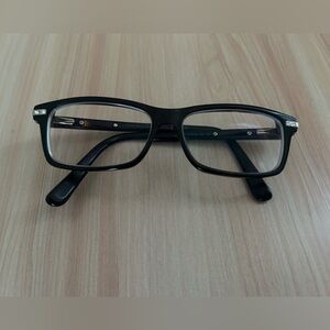 Jimmy Choo Black Rectangular Women's Eyeglass Frames